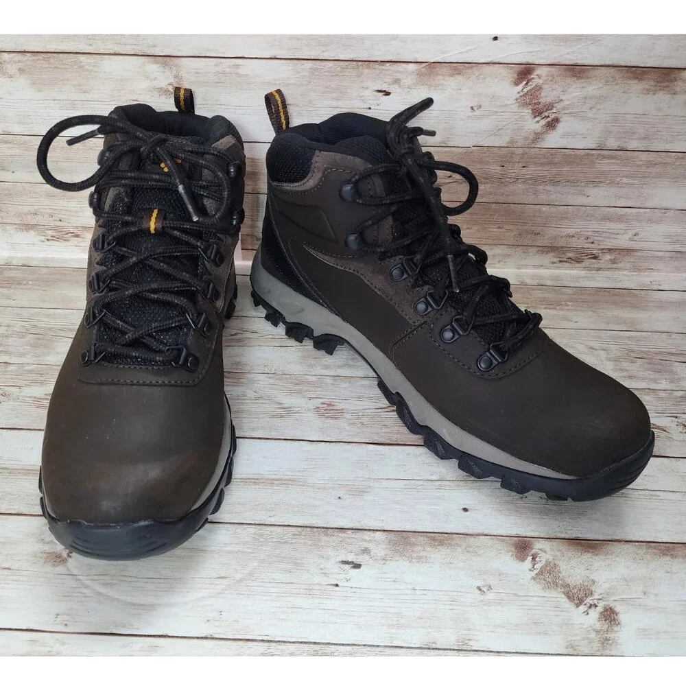 Columbia Newton Ridge 2 Boot Mens 9.5 Mid Brown Leather Hike Waterproof BM3970 - Picture 1 of 9